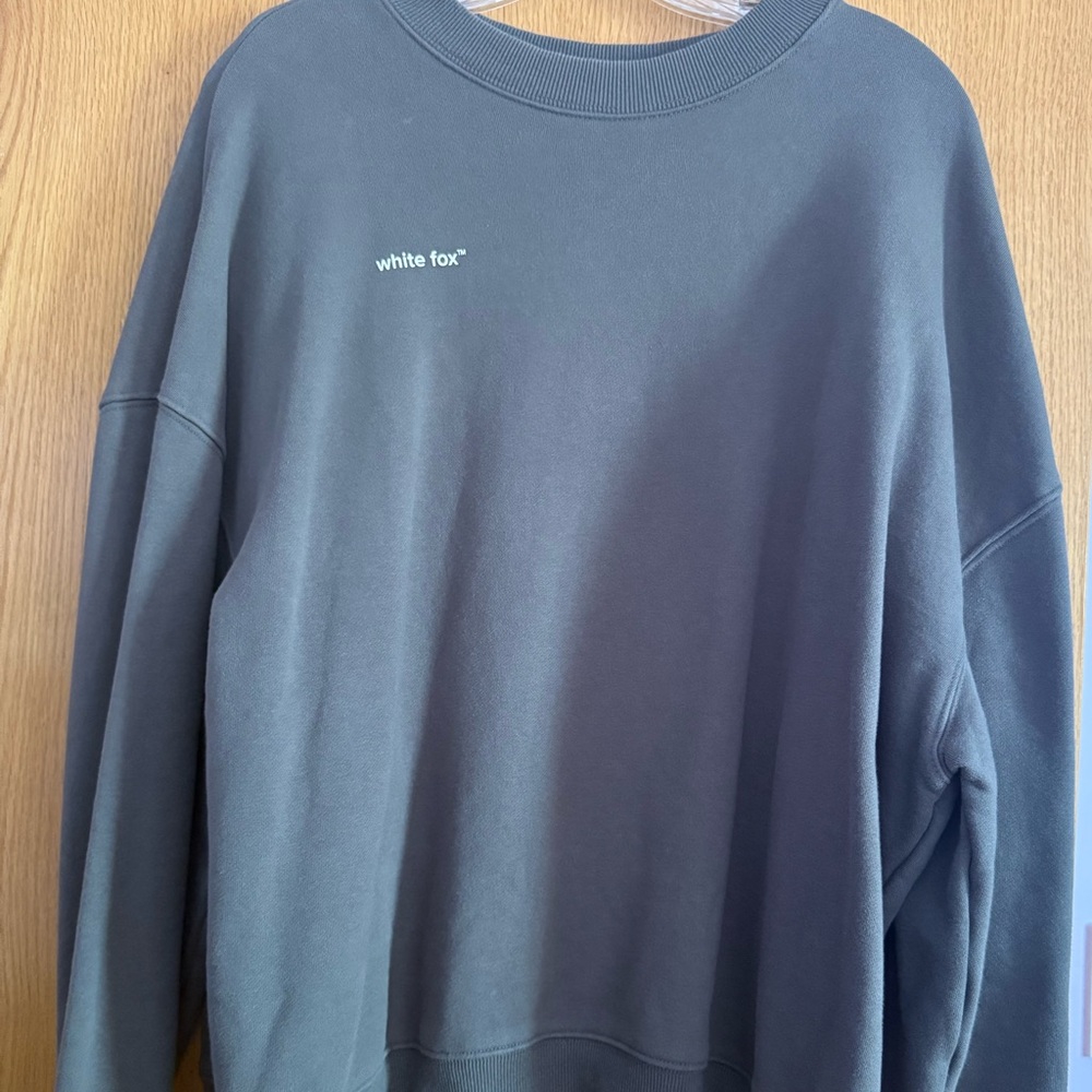 White Fox Boutique Charcoal Sweatshirt